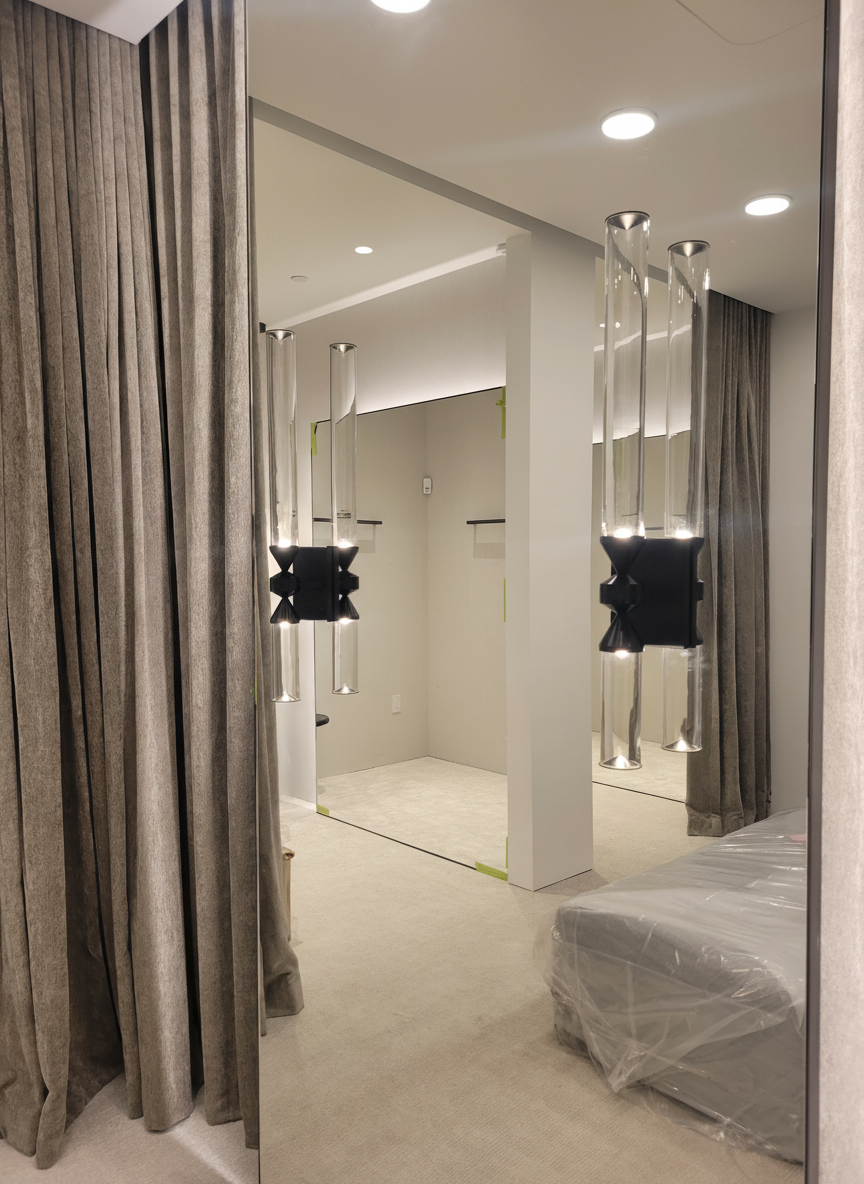 Elyse Walker fitting room suite